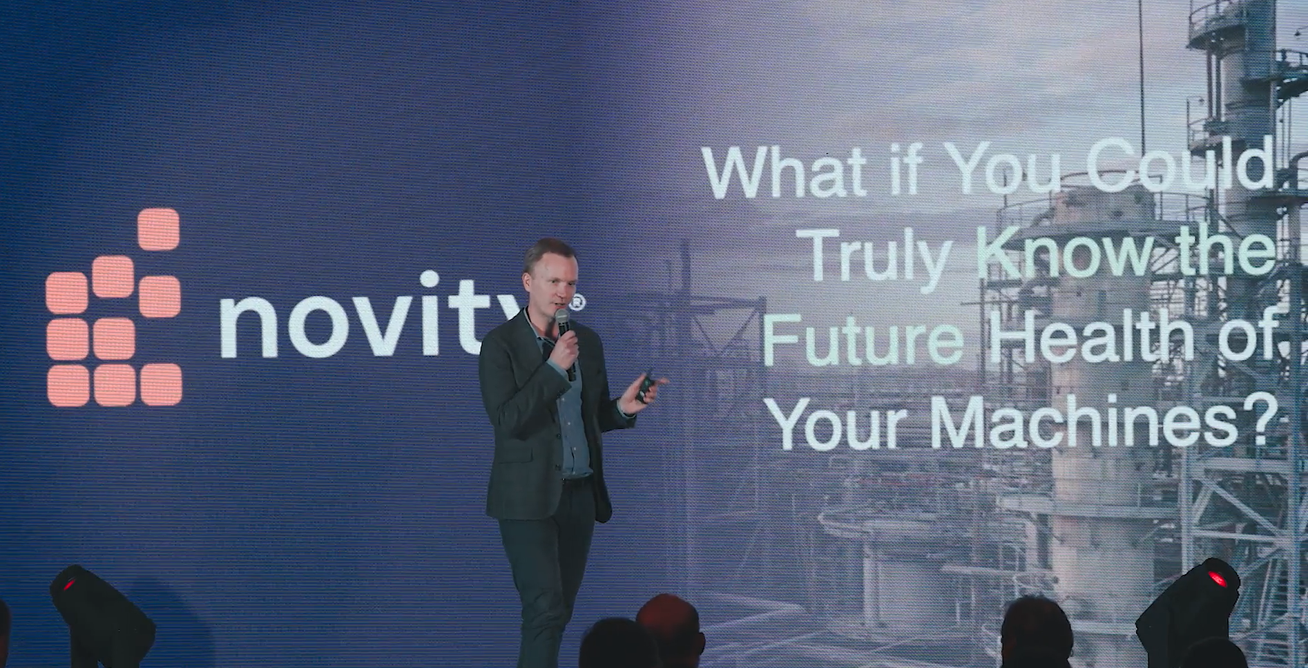 CEO Presenting on stage